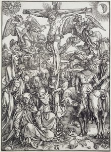Christ on the Cross (The Great Passion) (engraving) by Albrecht Dürer