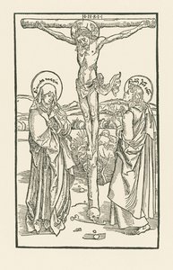 Christ on the Cross with Virgin Mary and Saint John