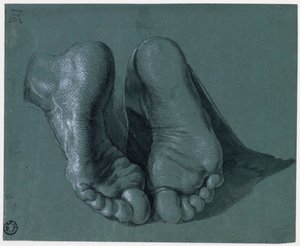 Study of Two Feet - Drawing by Albrecht Durer