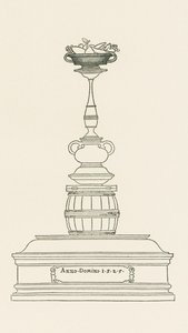 Monumental Column for a Drunkard by Albrecht Dürer or Duerer