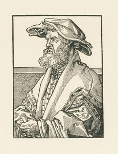 Portrait of Helius Eobanus Hessus by Albrecht Dürer or Duerer