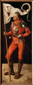 Right Wing of the Paumgartner-Altar: St. Eustace by Albrecht Dürer or Duerer