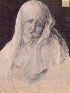 St. Anne with Her Head Covered by Veil