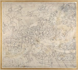 The Assault near Rorschach on Lake Konstanz, c.1500 by Albrecht Dürer