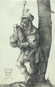 The Bagpiper by Albrecht Dürer