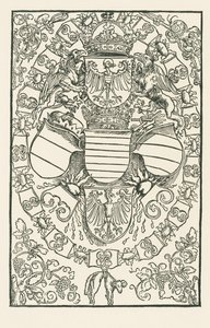 The Coat of Arms of Maximilian I, as King of the Romans
