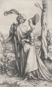 The Promenade (detail) by Albrecht Dürer