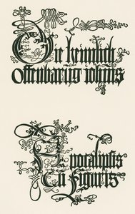 Title of the German Edition of 1498: The Secret Revelation of John