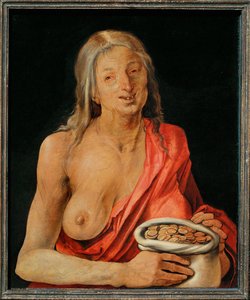 Vanitas, Reverse Side of the Portrait of a Young Man