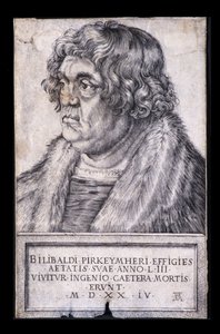 Willibald Pirkheimer by Albrecht Dürer or Duerer