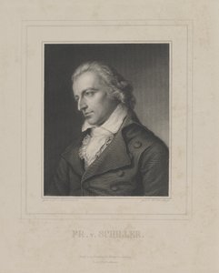 Portrait of Friedrich von Schiller 1759-1805, c. 1840 by Albrecht Fürchtegott Schultheiss