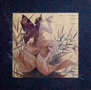 Composition with Winged Nymph among the Reeds