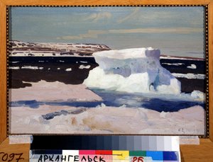 The Kara Sea, View of the Novaya Zemlya by Aleksandr Alekseevich Borisov