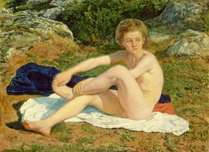 A Naked Boy, study for 