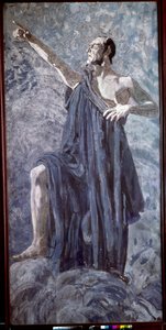 Feodor Chaliapin as Mephistopheles in the Opera Faust by Charles Gounod by Aleksandr Jakovlevic Golovin
