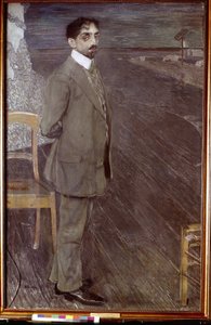Portrait of the Poet Mikhail Kuzmin (1875-1936)