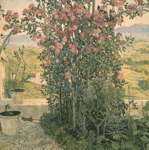 Valley in Umbria by Aleksandr Jakovlevic Golovin