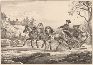 A Hired Coachman in Winter