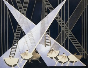 Set design for circus arena, Floral decorations album