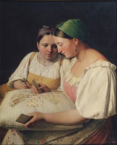 Fortune Telling by Aleksei Gavrilovich Venetsianov