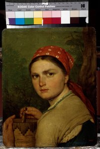 A Peasant Girl by Aleksei Gavrilovich Venetsianov