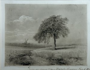Landscape with Windmill by Alexei Kondratjewitsch Sawrassow