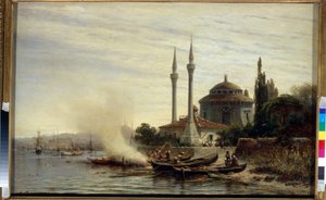 Golden Horn, Constantinople by Aleksei Petrovich Bogolyubov