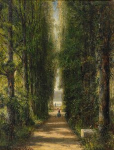 The Avenue, 1867 by Aleksei Petrovich Bogolyubov