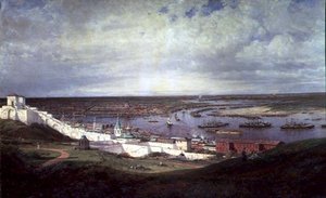 View of Nizhny Novgorod by Aleksei Petrovich Bogolyubov