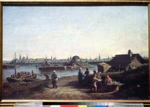 View of the City of Kazan on the Volga in Russia by Aleksei Petrovich Bogolyubov