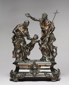 Baptism of Christ, designed 1645-46, probably made 1650-55 by Alessandro Algardi