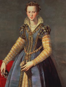 Marie de Medici, wife of Henri IV of France by Alessandro Allori