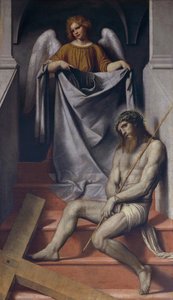 Passion of Christ and Angel