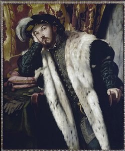Portrait of the Count Cesareso by Alessandro Bonvicino Moretto