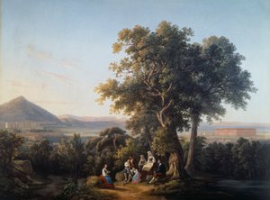 The Caserta plain by Alessandro Fergola