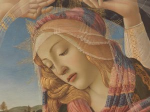 Mary with Child and Five Angels