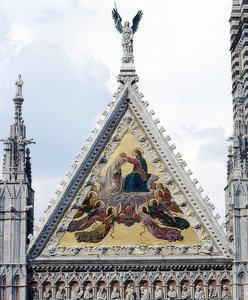 Cathedral of Siena (Cattedrale di Santa Maria Assunta). 1215-1263. (Detail) by Alessandro Franchi