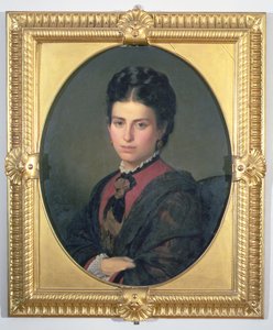 Portrait of Emilia Sampieri by Alessandro Franchi