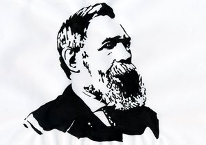 Portrait of Friedrich Engels (1820-1895), German socialist theorist and politician