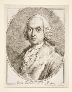 Portrait of G.B. Tiepolo by Alessandro Longhi