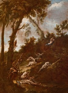 The Temptation of the Hermits by Alessandro Magnasco