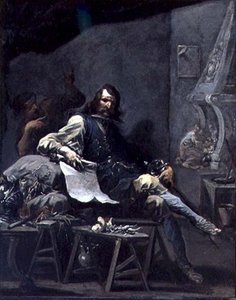 Satire on a Nobleman in Misery by Alessandro Magnasco