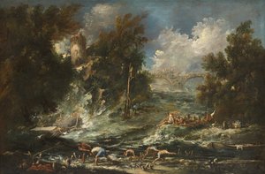 The Tempest by Alessandro Magnasco