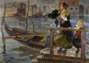 Mother with Two Children