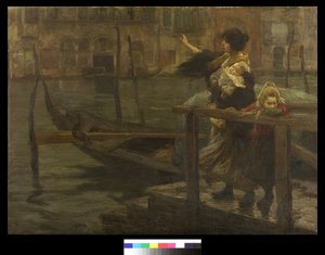 The Crossing or The Departure of the Sailor by Alessandro Milesi