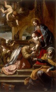 Mystic Marriage of St. Catherine by Alessandro Tiarini