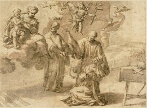 Vision of Saint Catherine of Siena by Alessandro Turchi