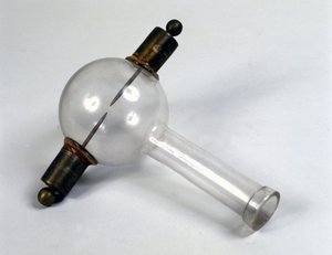 The electric gun of Alessandro Volta used to ignite methane
