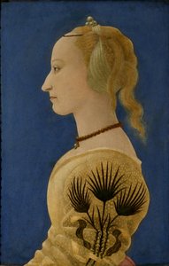 Portrait of a Lady in Yellow, c.1465 by Alessio Baldovinetti