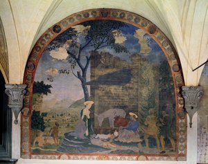 The Nativity by Alesso Baldovinetti
